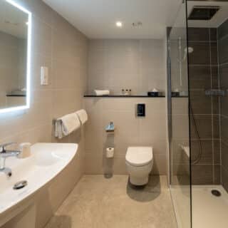 Bathroom - from executive to junior suite